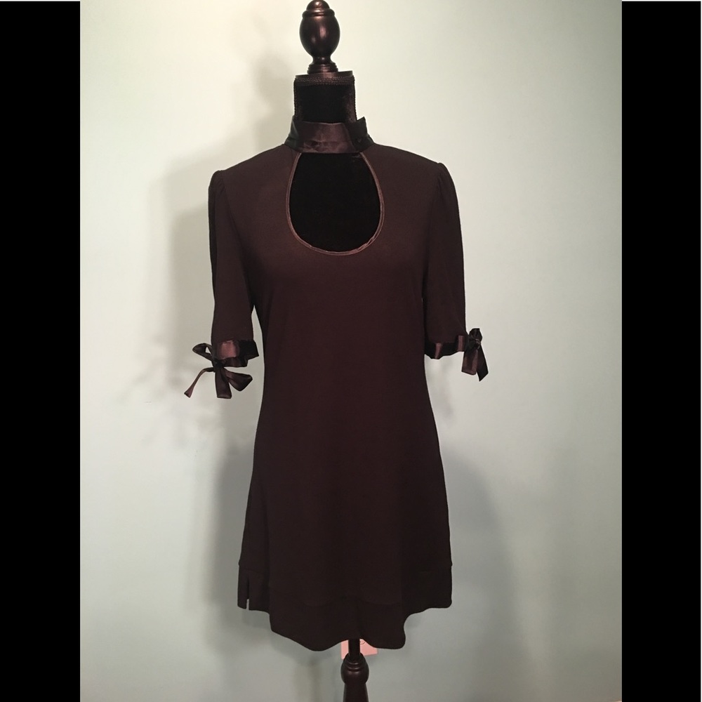 Arden B Black Cut Out Dress Size L